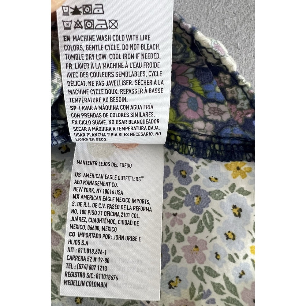 Womens Vintage American Eagle Patchwork Calico Co… - image 10